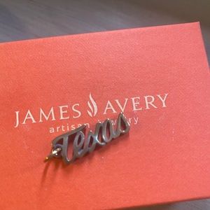 James Avery script “Texas” charm